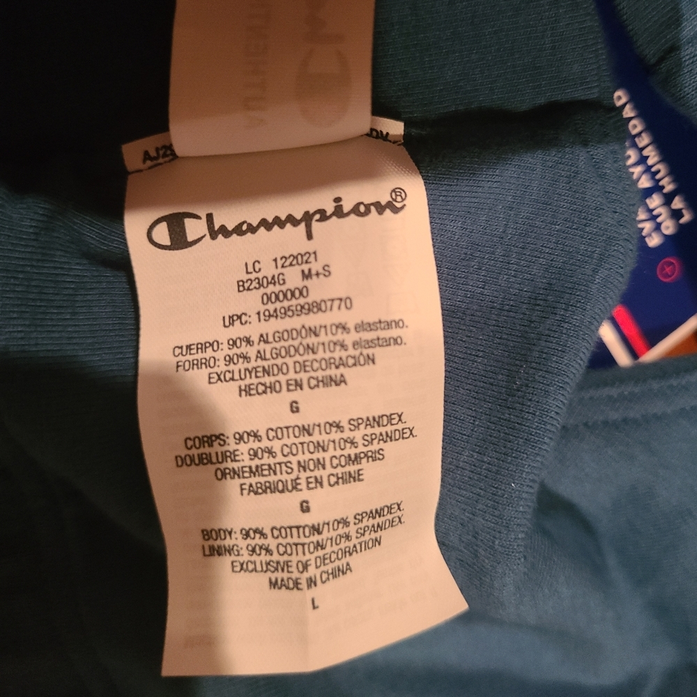 Champion Greenish Blue Sports Bra Size Large - Picture 3 of 5